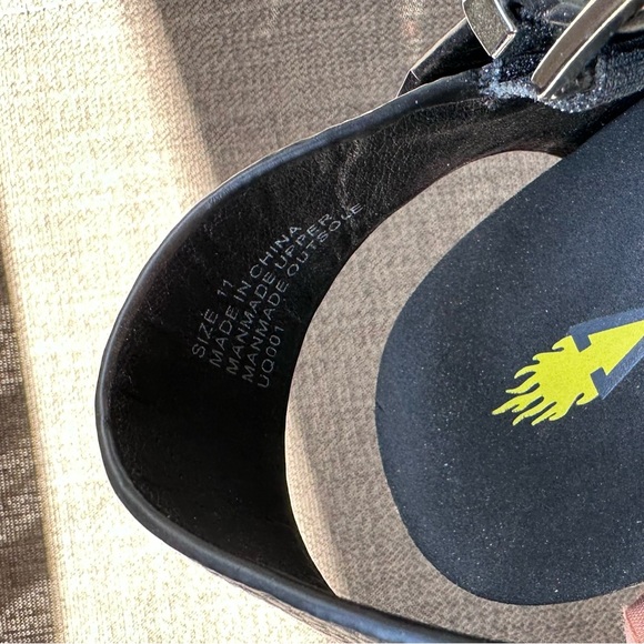 Volatile Black Sandals - Picture 5 of 6